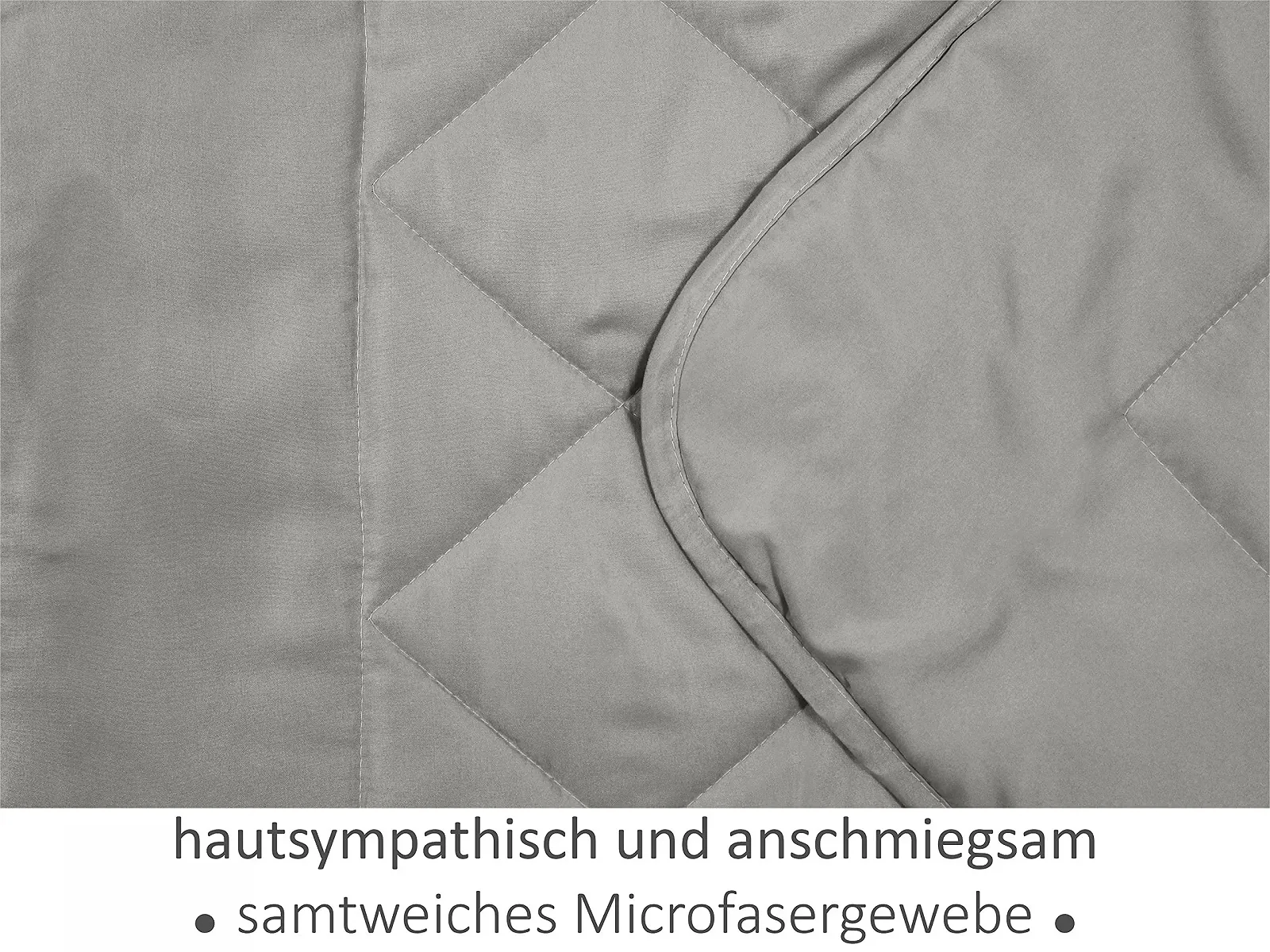 Покривало NplusEins Легка Мікрофібра 135 x 200 см Сірий, фото №5