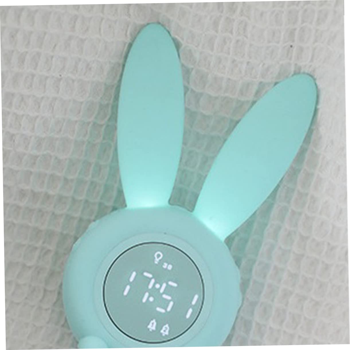 Светильник DOITOOL 2St детский ночной зелёный LED-Ночник часы Силиконовый украсить студент, фото №2