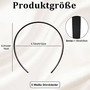 Обруч Тканевый Черный synthetic.ua - Фото 1