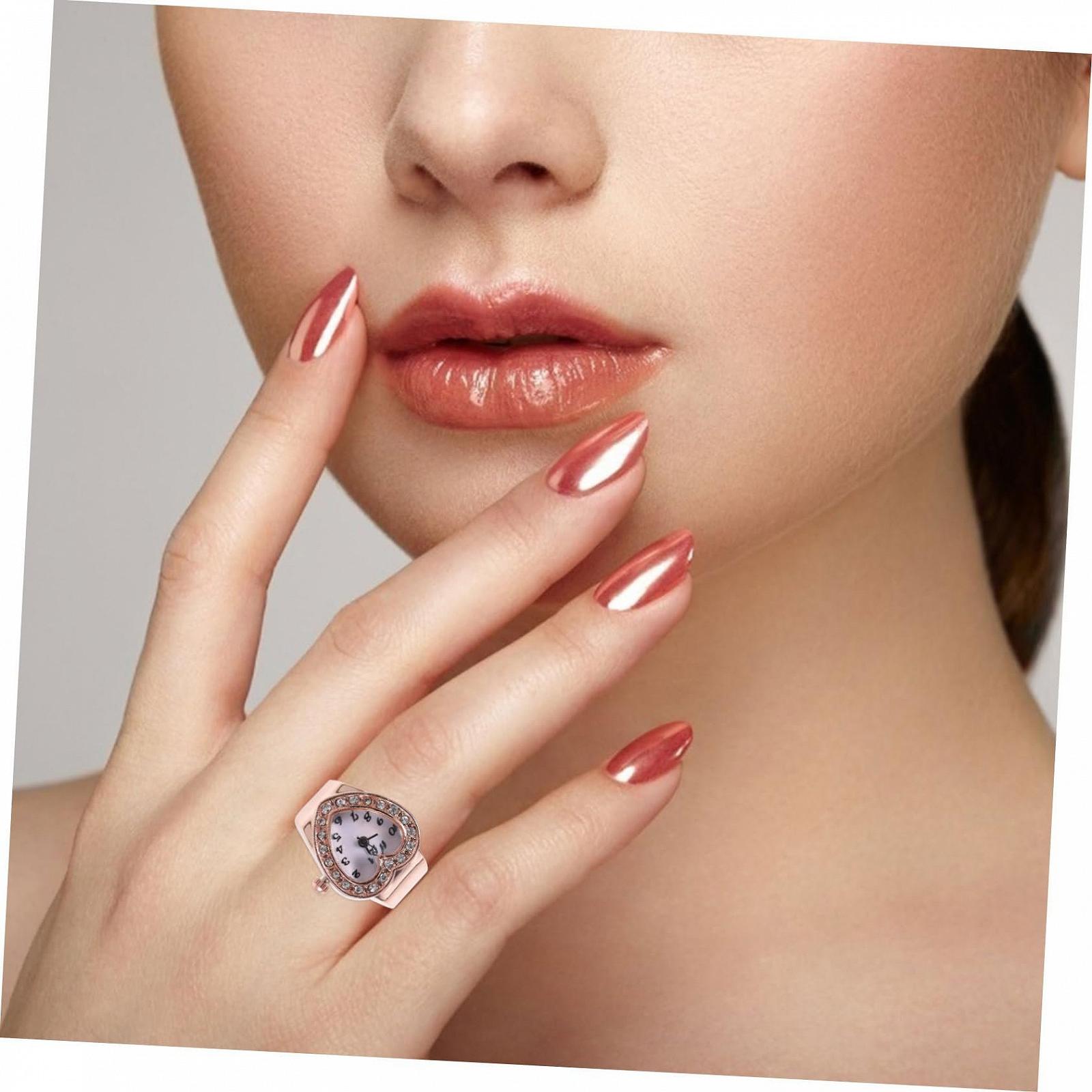 Кільце-годинник WRITWAA Серце Кварцовий, фото №6