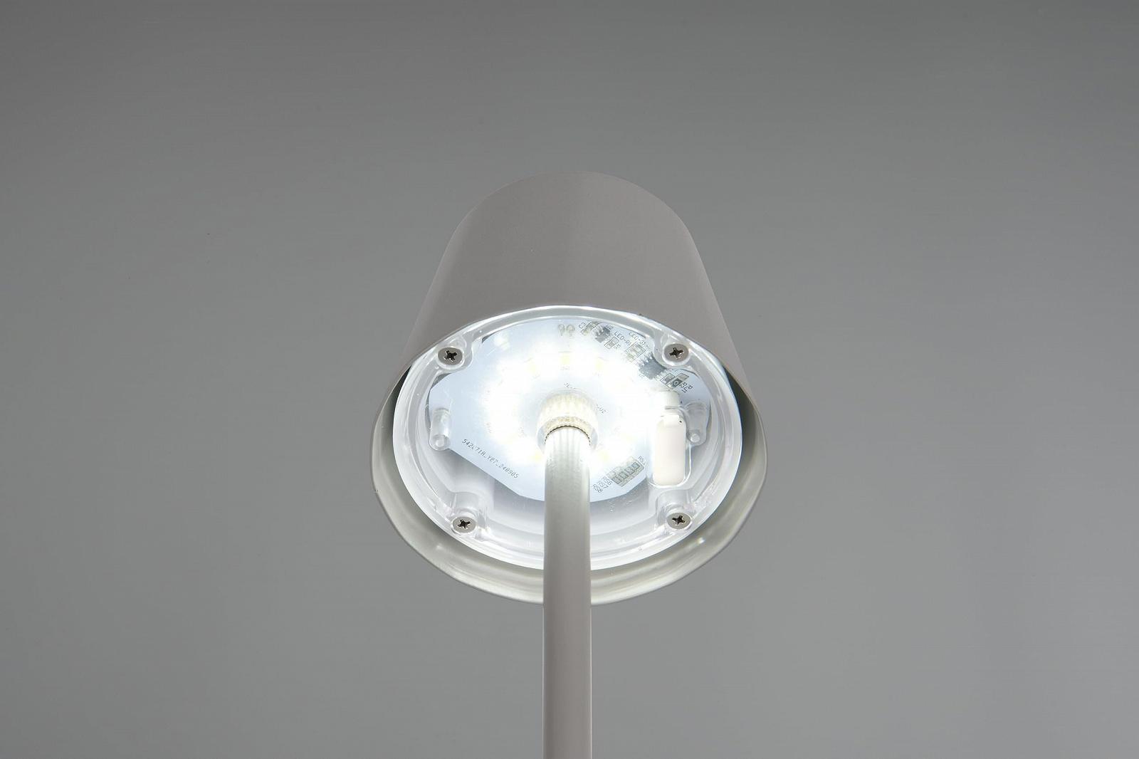 Настільна лампа LED Reality Leuchten Diaz R55961177 Акумуляторна Вулична 1.6 Вт Ultimate Grey, фото №8