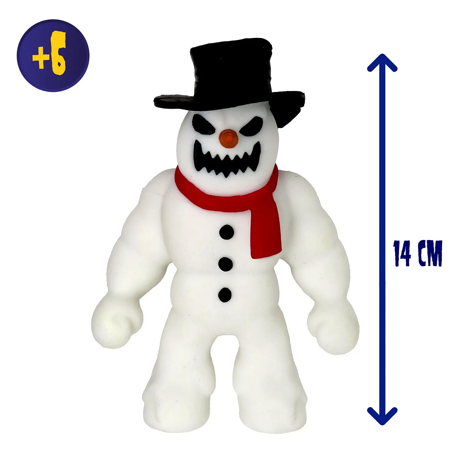 Эластичная фигурка-игрушка Bizak Monsterflex Classic Monster Models Snow Badman 25 см, фото №2 Эластичная фигурка-игрушка Bizak Monsterflex Classic Monster Models Snow Badman 25 см, фото №2