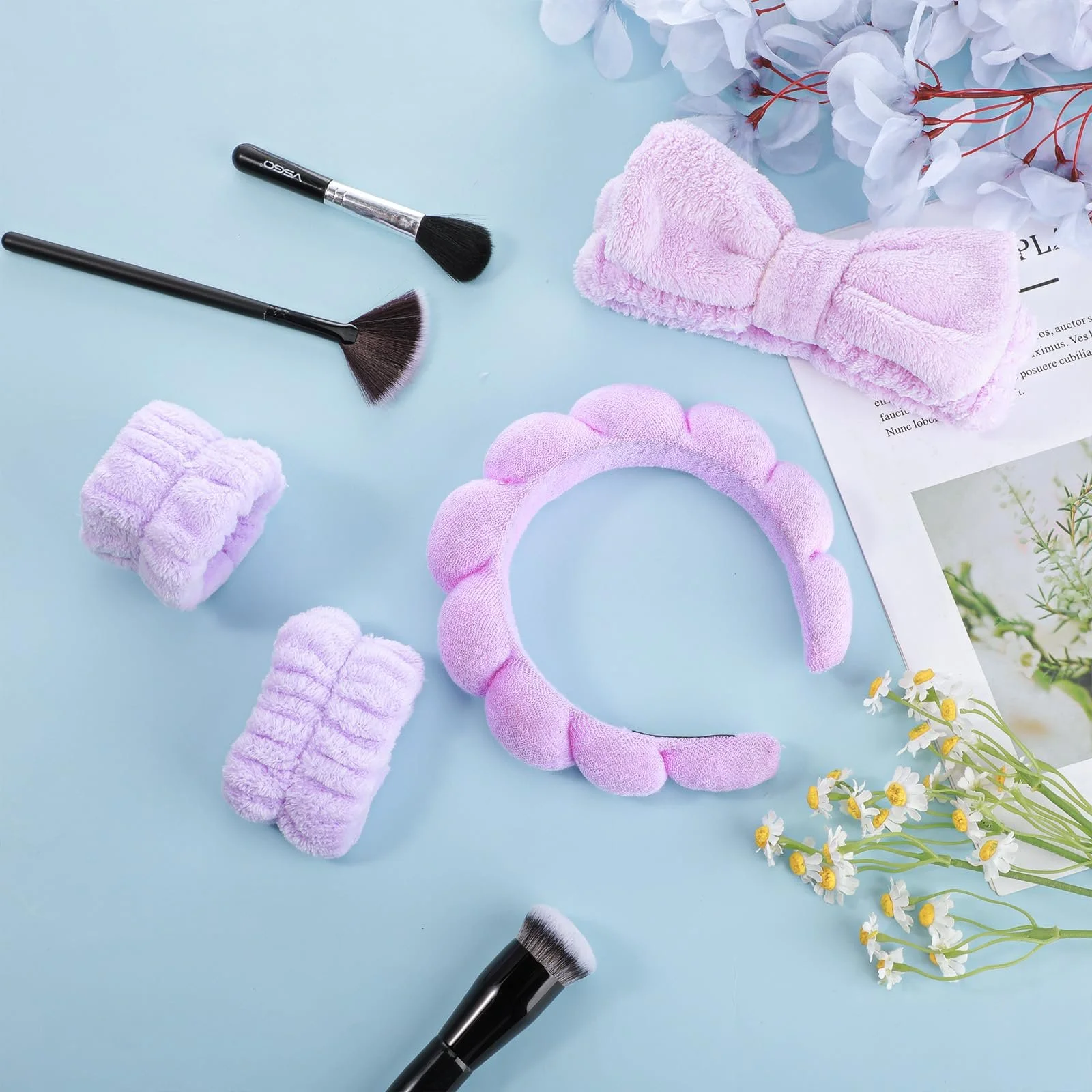 Пов'язка для СПА для вмивання обличчя для жінок, фото №4