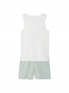 Комплект піжам Vertbaudet Шорти для дівчаток 2 шт Полуниці synthetic.ua - Фото 1