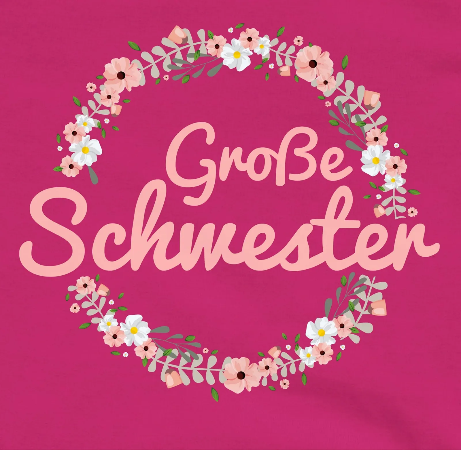 Світшот Shirtracer Дитячий Світшот і дівчаток Big Sister Рожевий, фото №2