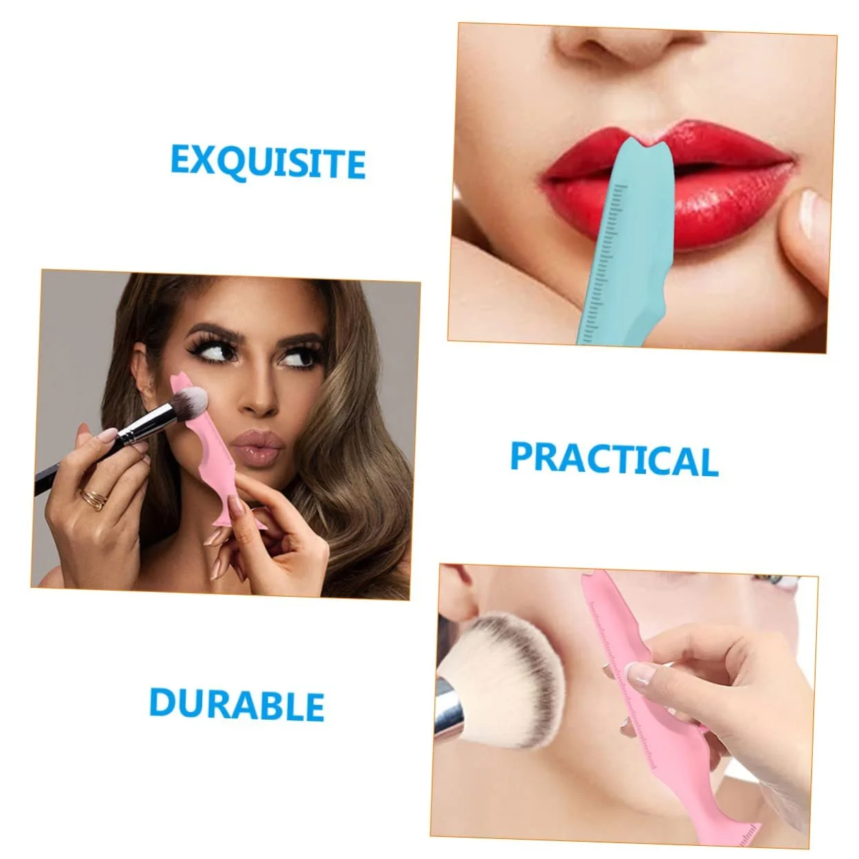 Трафарет для подводки Beaupretty 6 шт. Силиконовая, фото №3