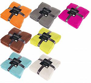 Одеяло Mesana F-10157/100 Микрофибра Высокого Качества Премиум 150 x 200 см Флисовое Мягкое Пушистое Many Серый synthetic.ua - Фото 1