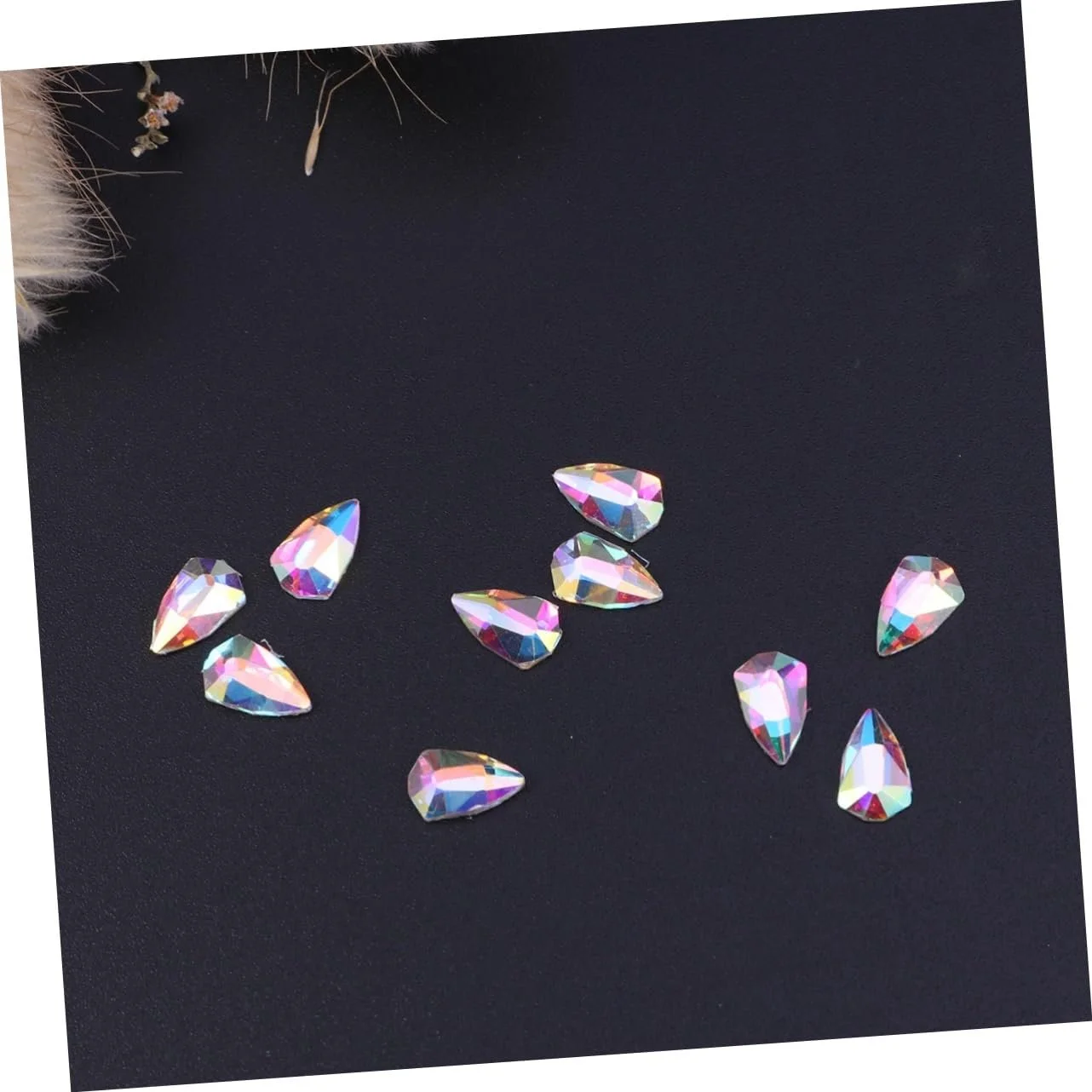 Украшение для ногтей MAGICLULU 10 штук блестящий кристалл для ногтей, украшение для ногтей, гель для ногтей, хрустальные стразы для ногтей, японские стразы, камень для декора, фото №3