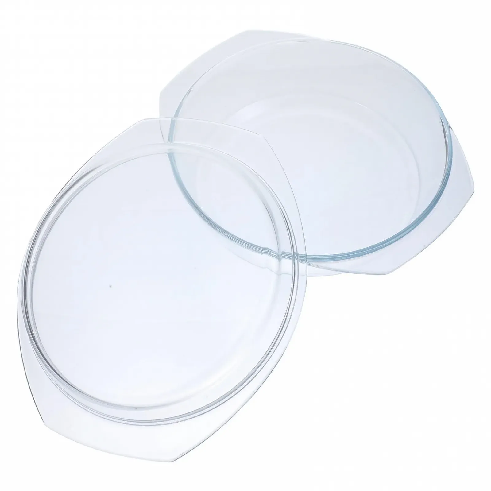 Кастрюля для запекания Стеклянная с крышкой Термостойкая 1.7 л 25.50 x 22.40 x 9.10 см Прозрачная, фото №1 Кастрюля для запекания Стеклянная с крышкой Термостойкая 1.7 л 25.50 x 22.40 x 9.10 см Прозрачная, фото №1