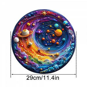 Пазл деревянный Mystical Yin Yang Tree and Moon 200 деталей 26 x 26 см synthetic.ua - Фото 1