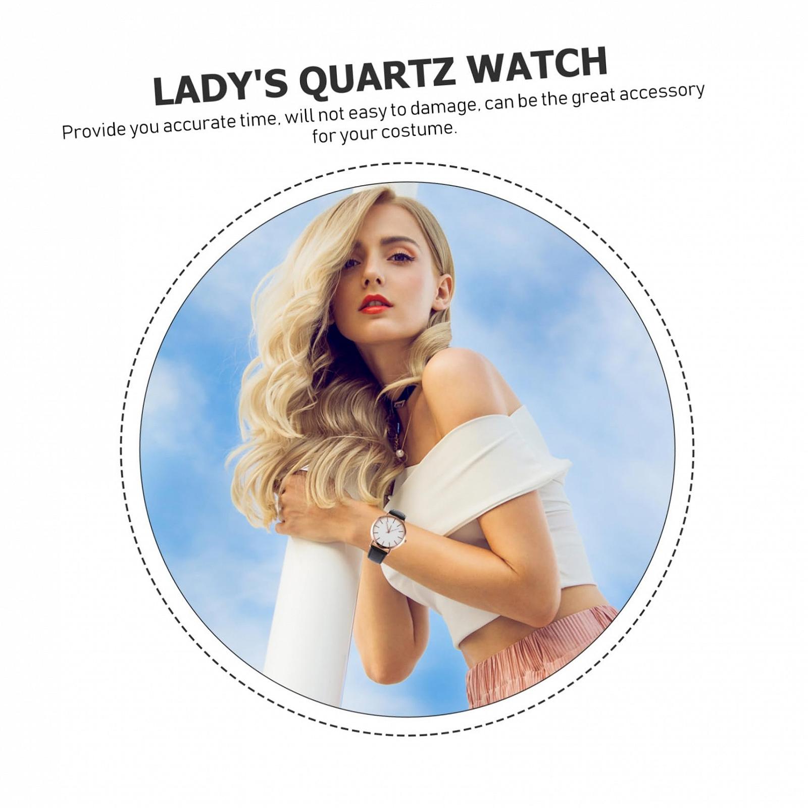 Женские часы OATIPHO Кварцевые С ПУ кожаным ремешком Водонепроницаемые, фото №3 Женские часы OATIPHO Кварцевые С ПУ кожаным ремешком Водонепроницаемые, фото №3