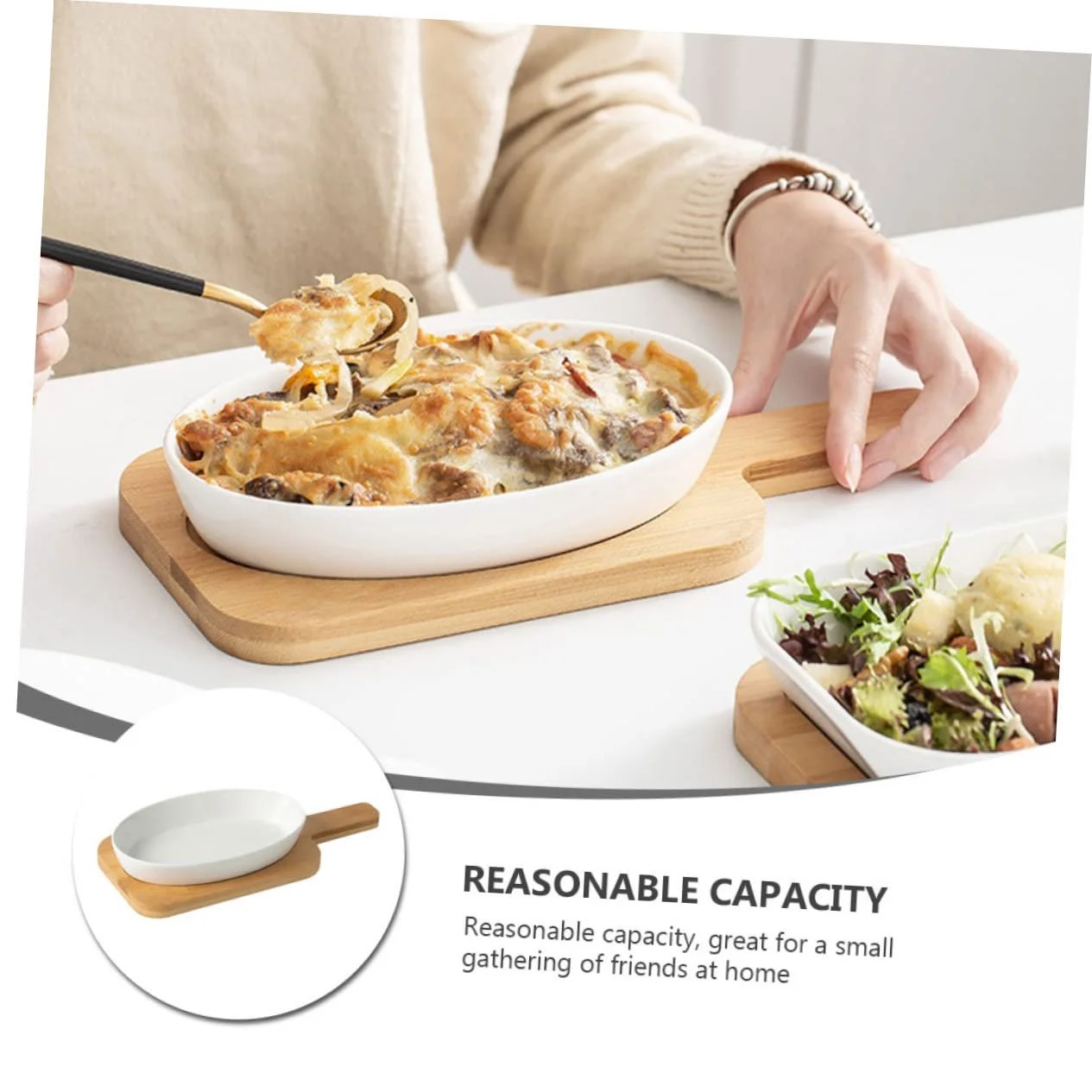 Форма для запекания SOIMISS овальная керамическая антипригарная, фото №8