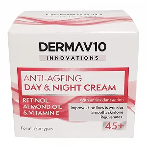 Денний та нічний крем для обличчя Derma V10 Innovations Retinol 4 х 50 мл (200 мл) synthetic.ua - Фото 1