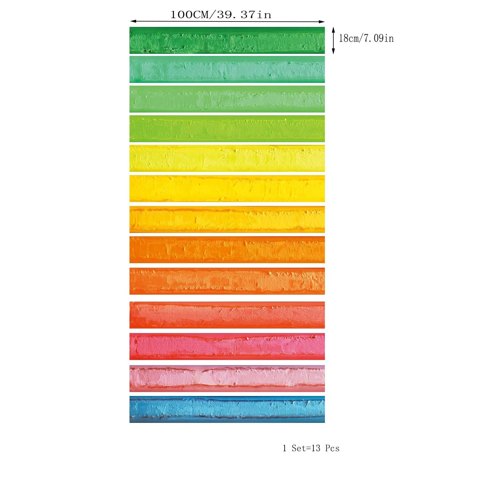 Наклейки на сходи FLFK 3D DIY 100 x 18 см 13 шт. PVC, фото №6