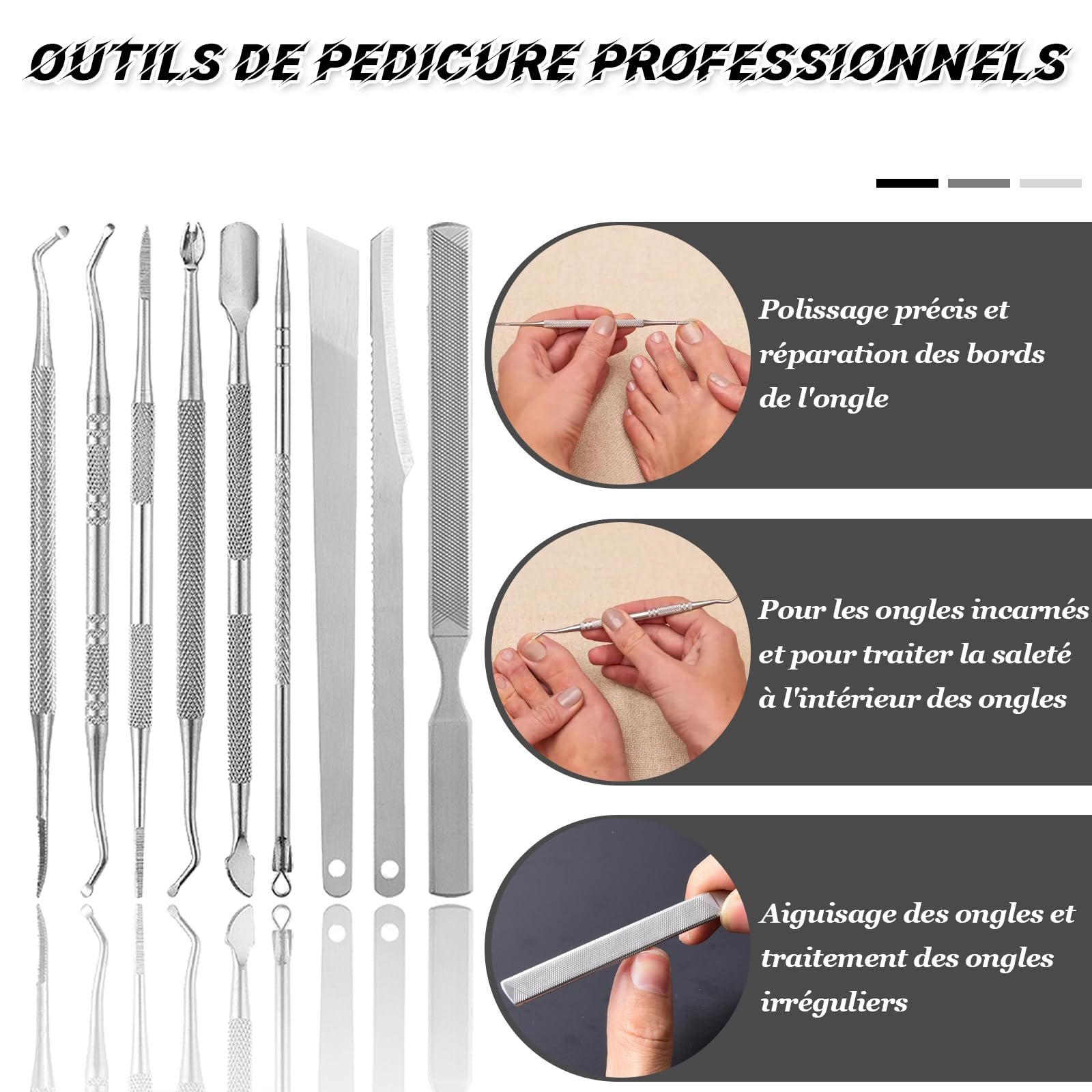 Набір для педикюру SPOKKI 9 шт., фото №5 Набір для педикюру SPOKKI 9 шт., фото №5