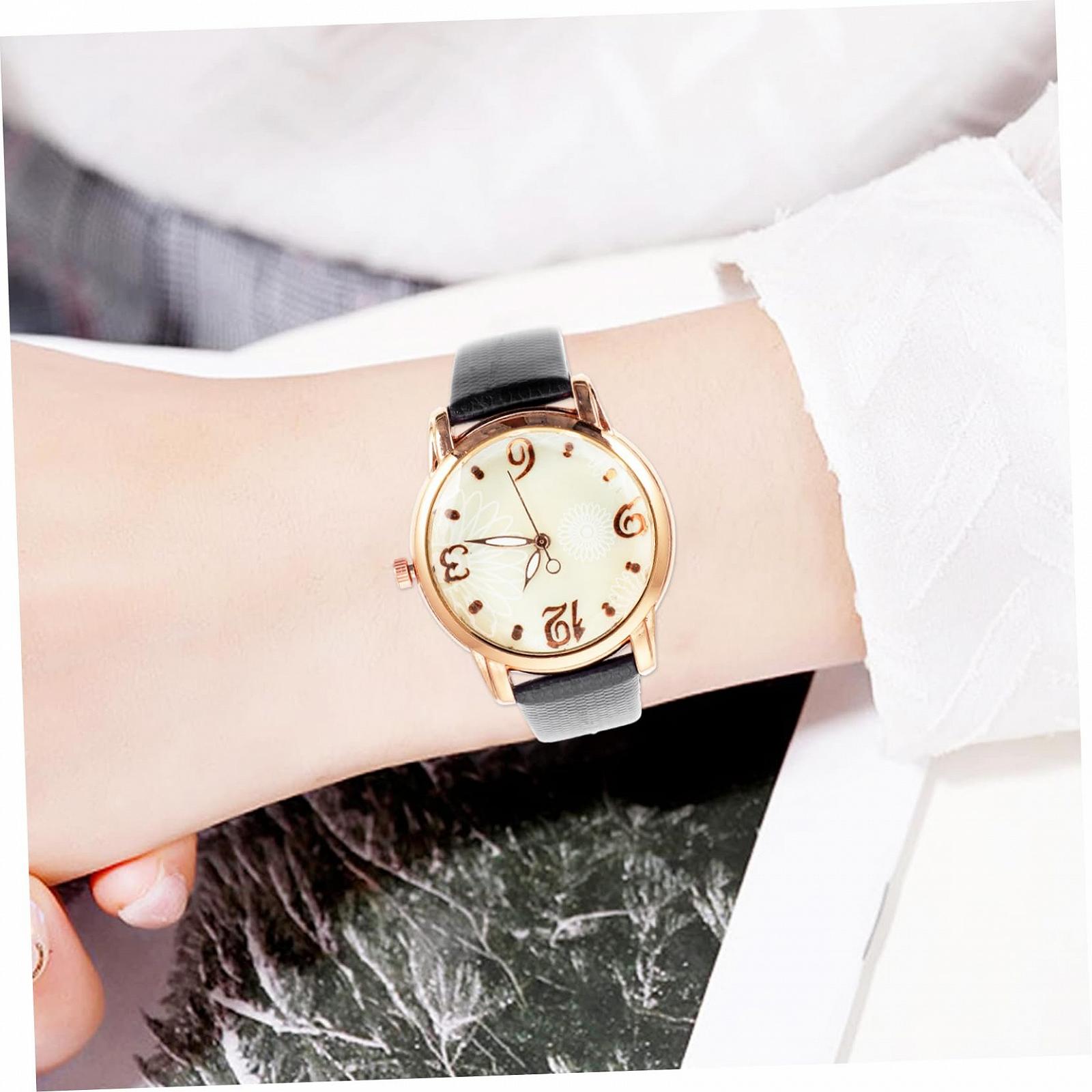 Женские наручные часы OATIPHO со змеиным узором и кожаным ремешком, фото №7