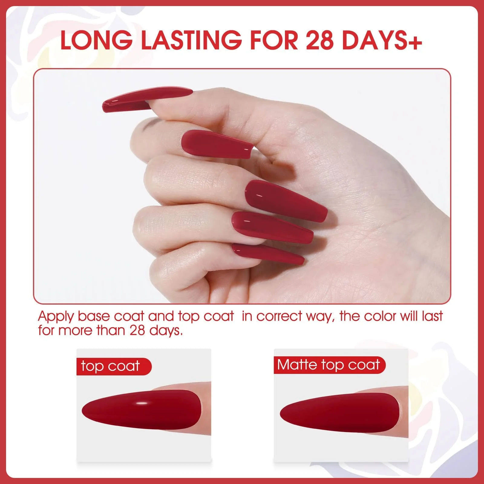 Гель-лак ROSALIND Набір 28 x Міні Лаки Різнокольоровий, фото №6