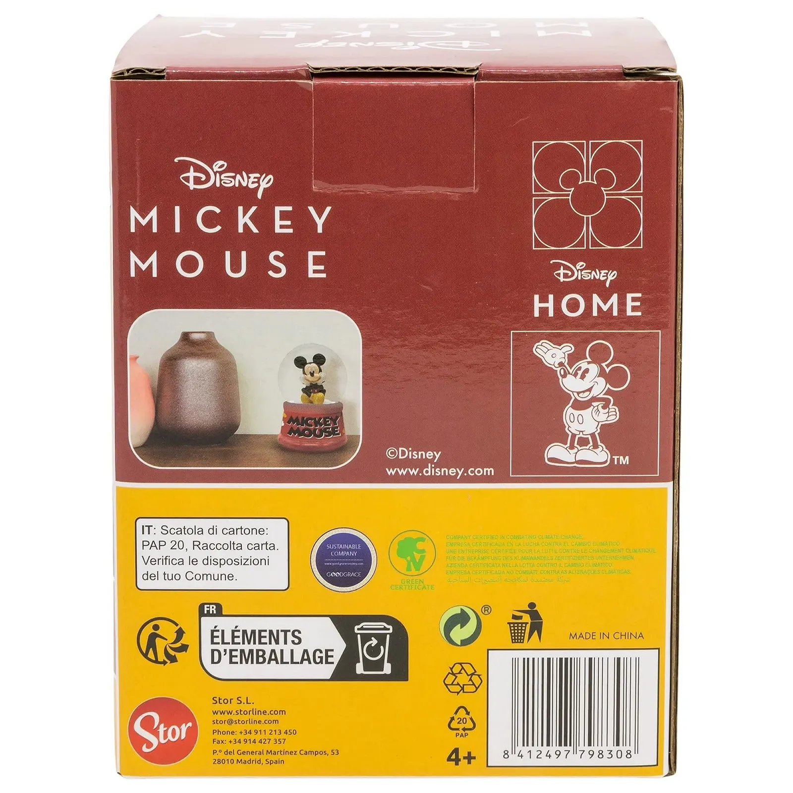 Снігова куля Mickey Stor у подарунковій коробці, фото №3