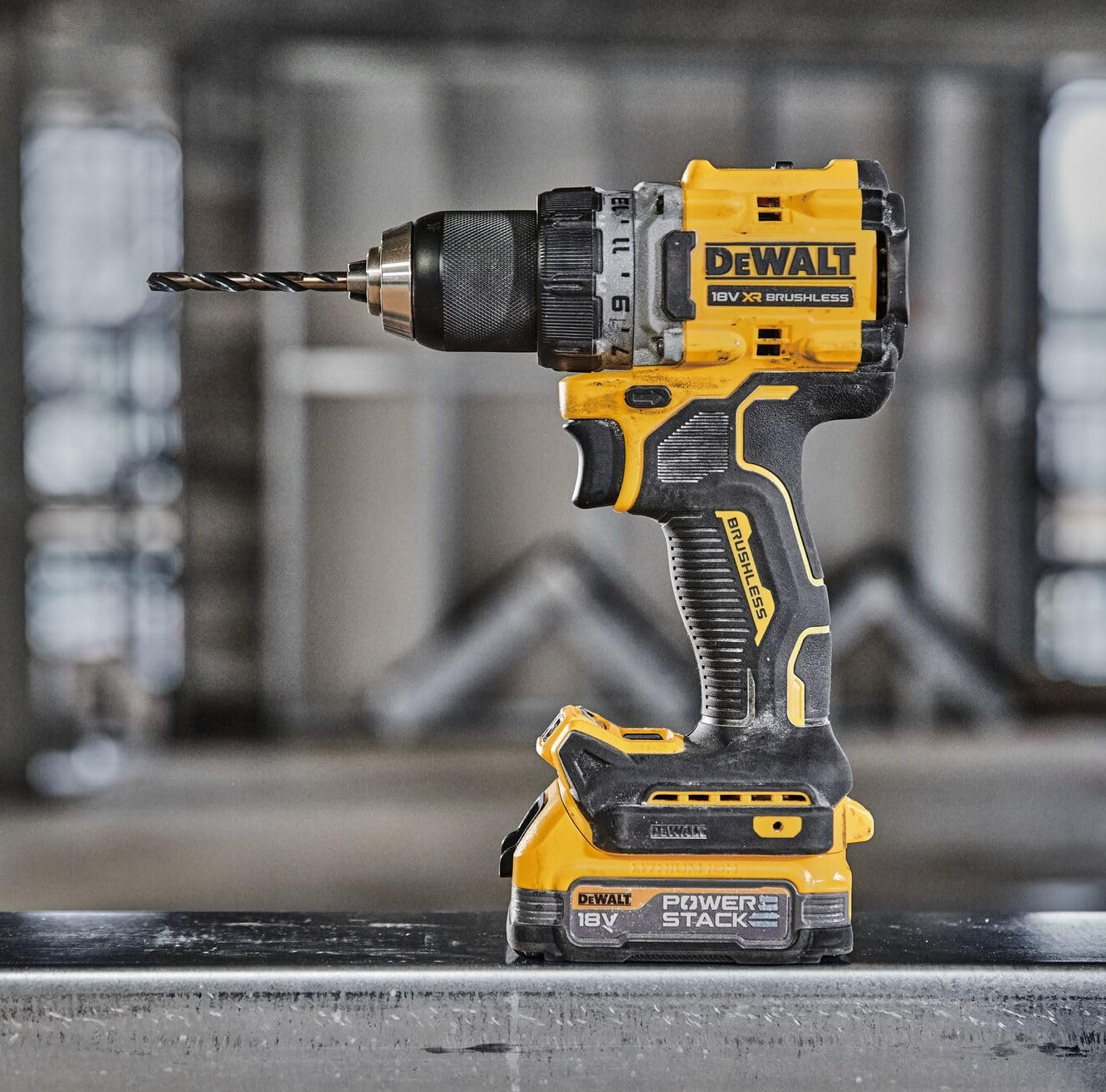 Дриль-шуруповерт акумудяторний безщітковий Dewalt DCD800NT Чорно-жовтий, фото №5