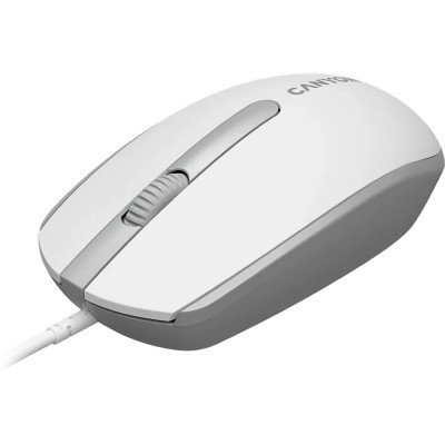 Мышка Canyon M-10 USB White Grey (CNE-CMS10WG), фото №2