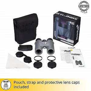 Бінокль Levenhuk Karma PLUS 12x32 Roof prism 12x азотонаповнений водозахищений з комплектом аксесуарів synthetic.ua - Фото 1