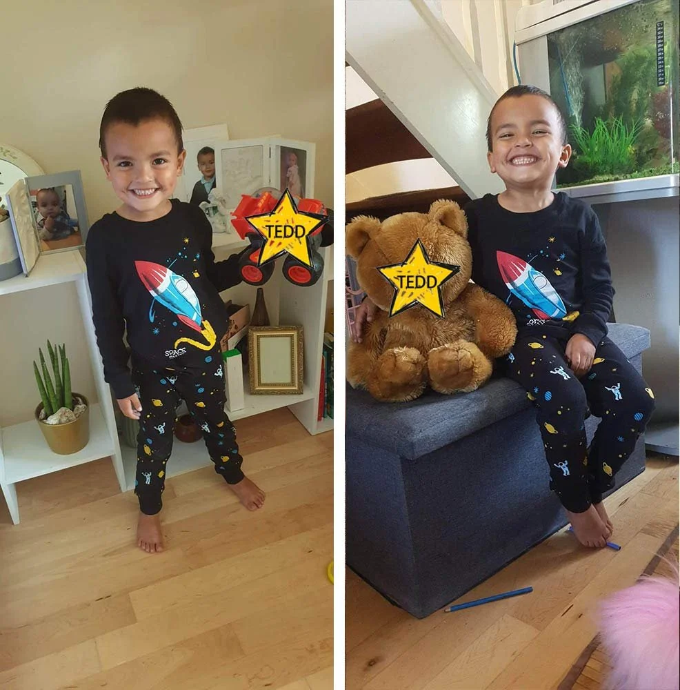 Піжама Colobe для хлопчиків Астронавт Акула, фото №2