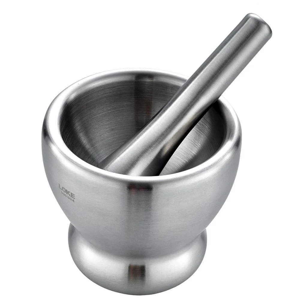 Ступка з товкачиком 304 Нержавіюча сталь, фото №1