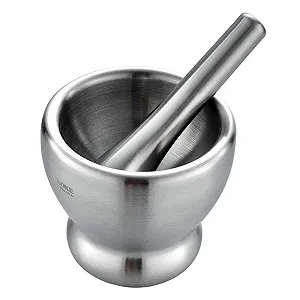 Ступка з товкачиком 304 Нержавіюча сталь - Фото 1