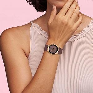 Кварцевые часы Generisch Аналоговые с кожаным ремешком synthetic.ua - Фото 1