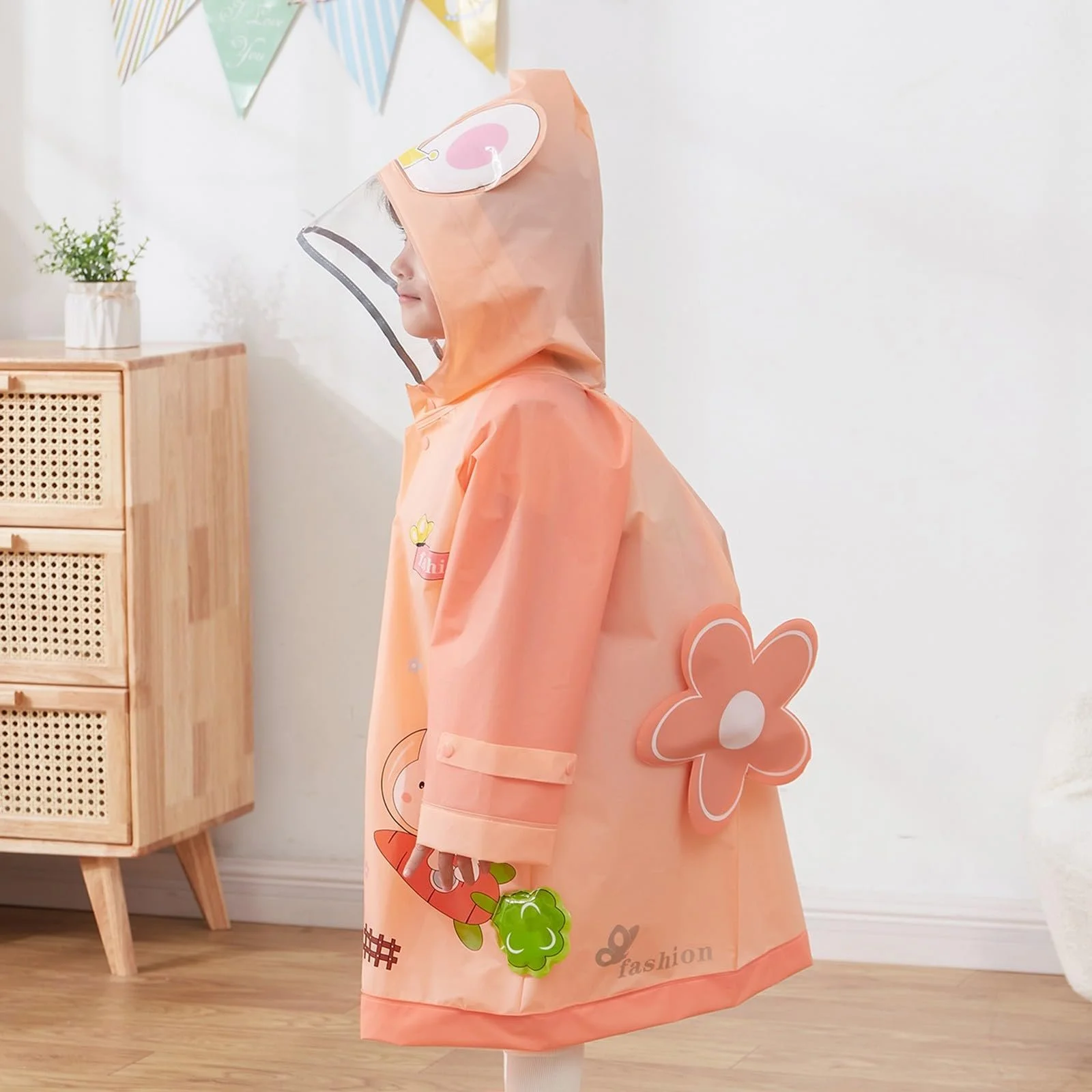 Дитячий дощовий плащ-пончо EQWIGKEIT, фото №5