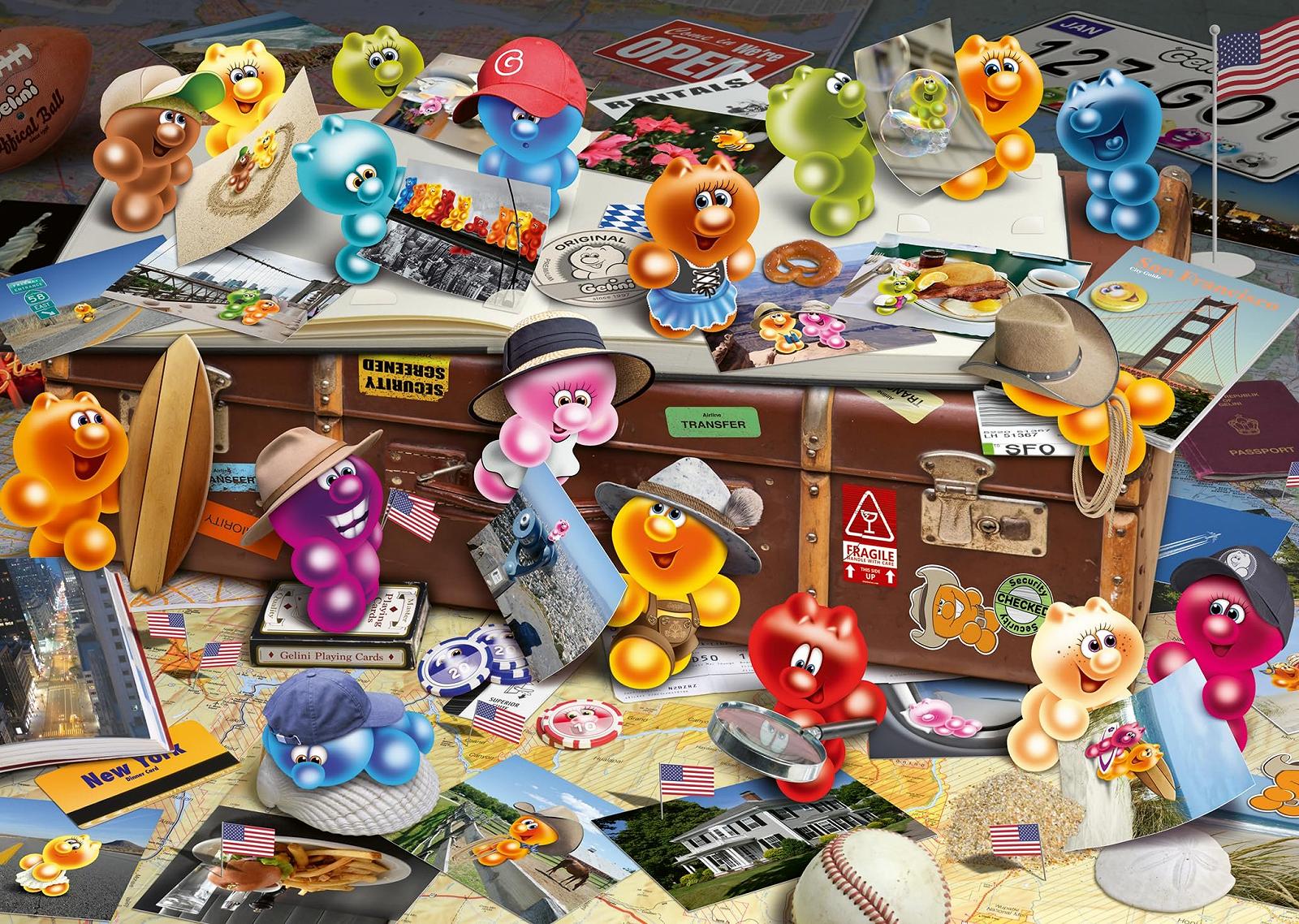 Пазл Ravensburger 12001426 Gelini German Tourist 1000 елементів, фото №1