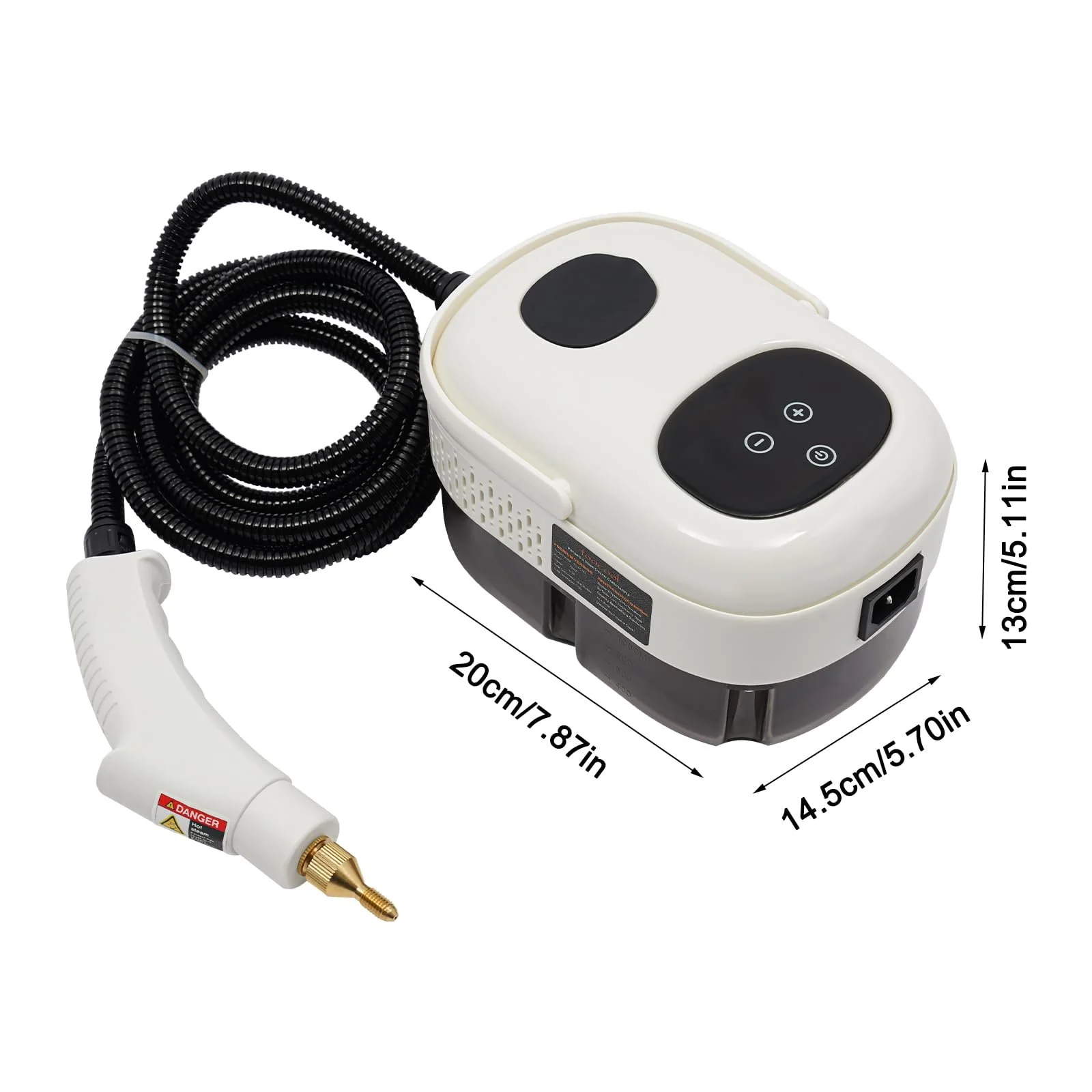 Пароочисник ручний 2500 W 3 Bar Білий з насадками-щітками, фото №6 Пароочисник ручний 2500 W 3 Bar Білий з насадками-щітками, фото №6