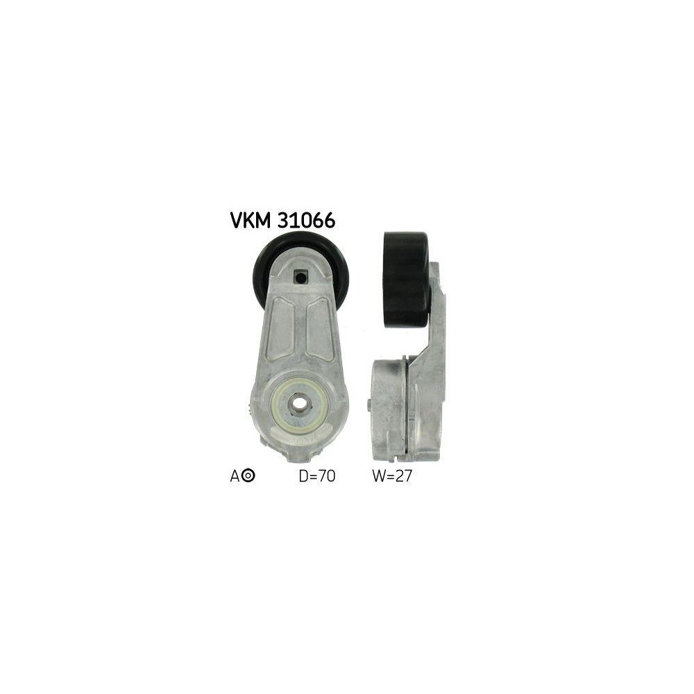 Натягувач ременя SKF VKM 31066 поліклиновий ремінь для VW лівий, фото №1 Натягувач ременя SKF VKM 31066 поліклиновий ремінь для VW лівий, фото №1
