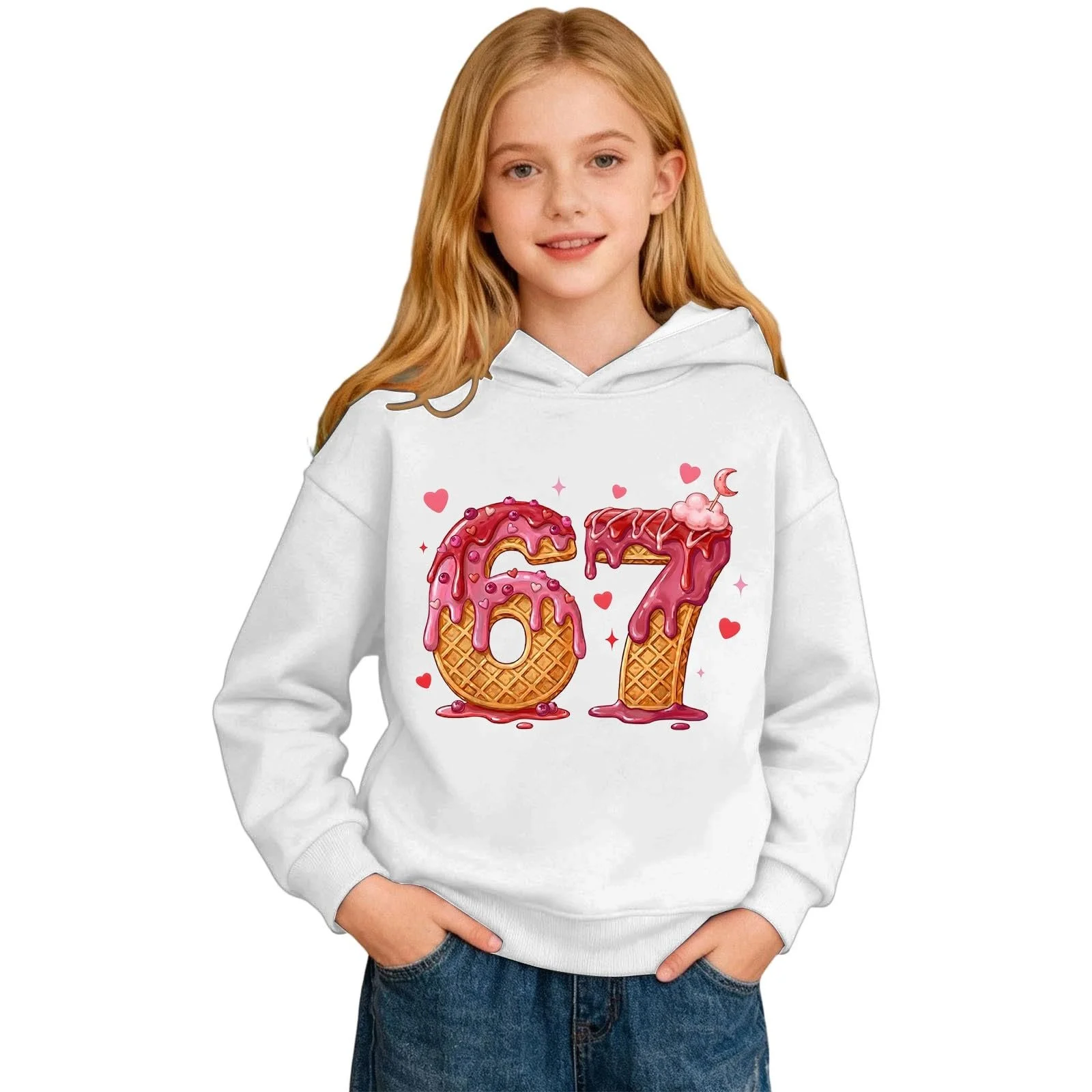 Дитячий пуловер з капюшоном Kinder 67, фото №3