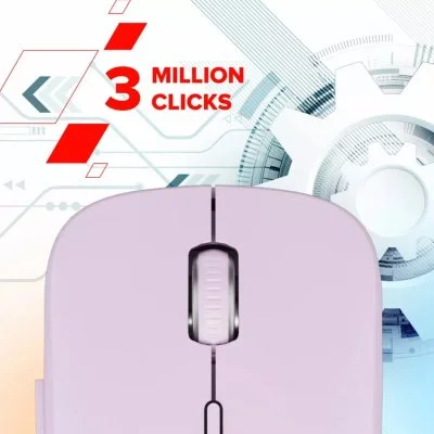 Мышка Canyon MW-12 Wireless/Bluetooth Pink (CNS-CMSW12P), фото №6 Мышка Canyon MW-12 Wireless/Bluetooth Pink (CNS-CMSW12P), фото №6
