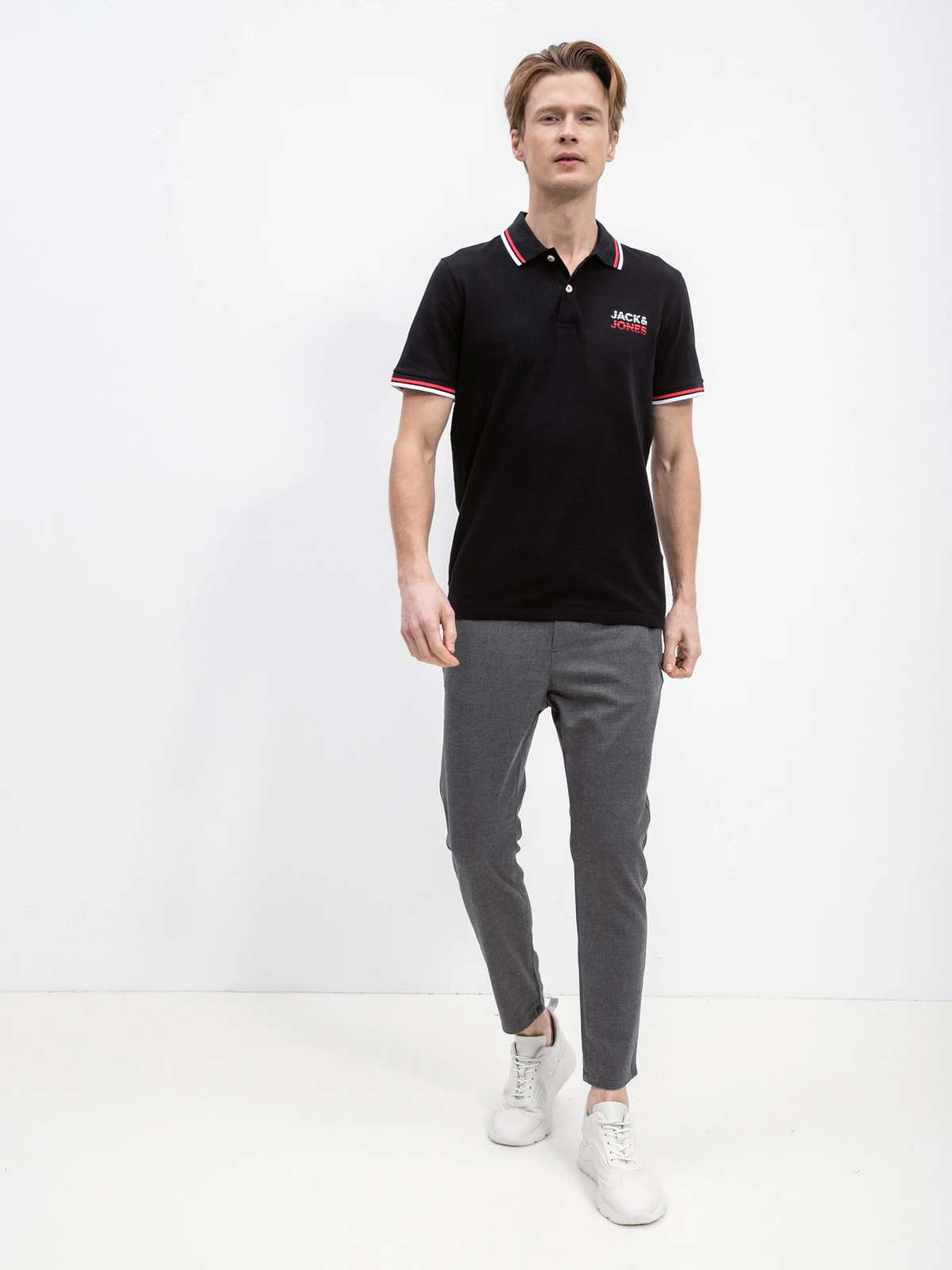 Поло Jack&Jones 12221012 Чёрный S, фото №5