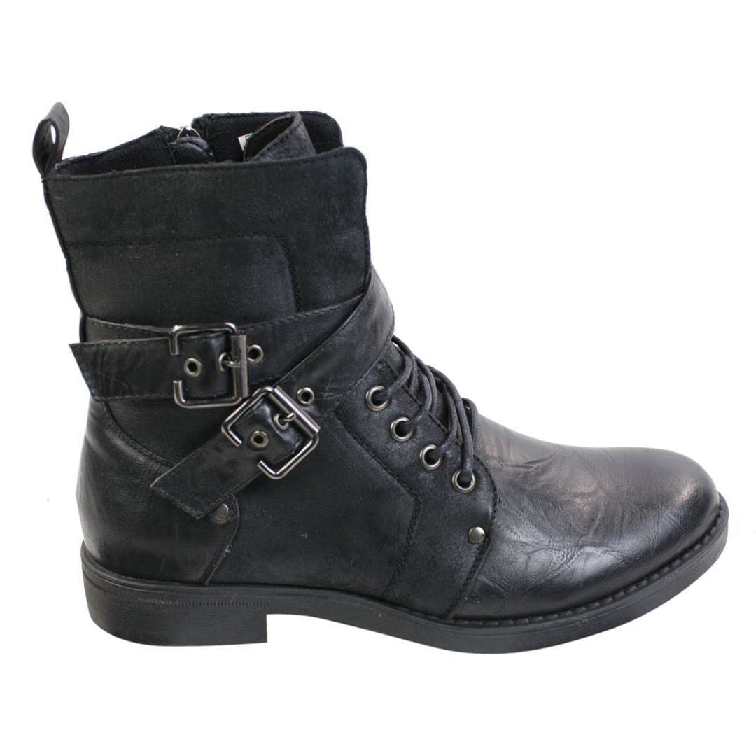 Ботинки Punk Rock Goth Elmo elong EL0085 Кожаные Коричневый Черный 39 EU, фото №1
