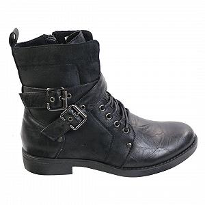 Ботинки Punk Rock Goth Elmo elong EL0085 Кожаные Коричневый Черный 39 EU - Фото 1