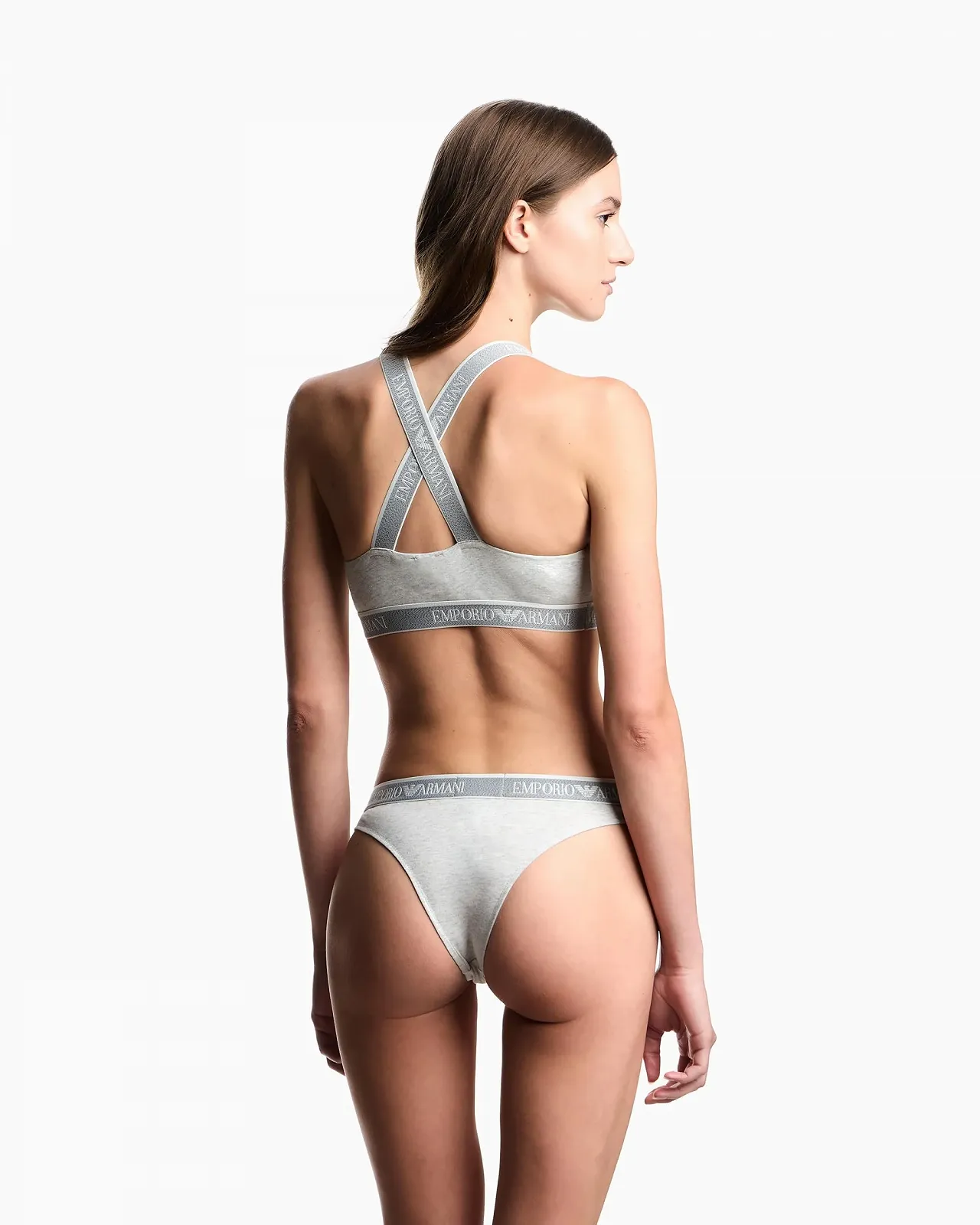 Бралетт та бюстгальтер Emporio Armani Logo Band Brazilian, фото №4