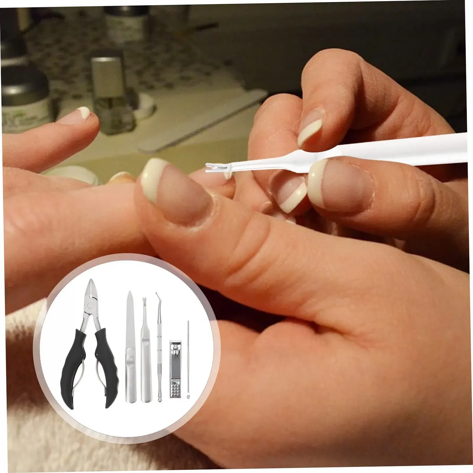 Набор для маникюра и педикюра CALLARON 7 шт., фото №8