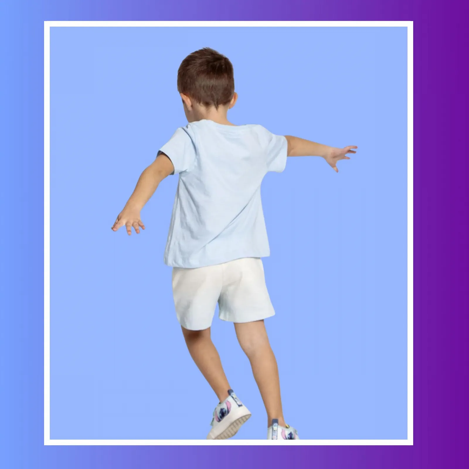 Комплект дитячий: футболка та шорти Disney Stitch, літній, бавовняний, 2 предмети, фото №5 Комплект дитячий: футболка та шорти Disney Stitch, літній, бавовняний, 2 предмети, фото №5