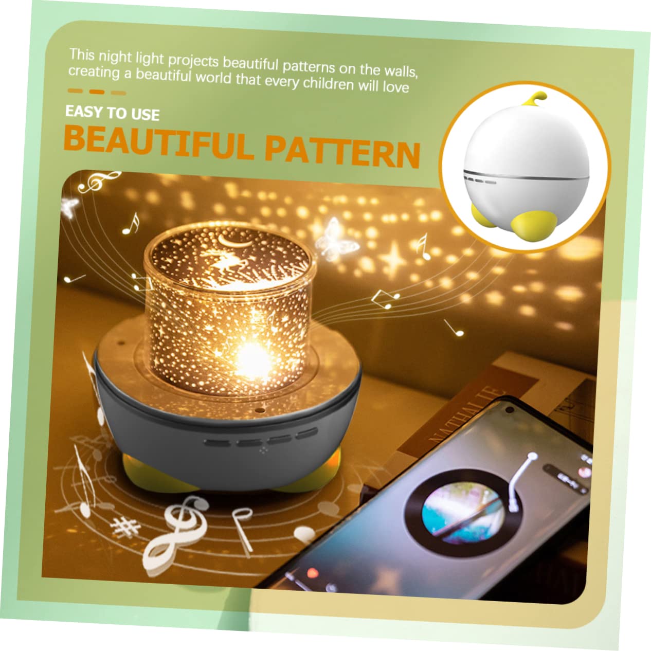 Проектор освітлення OSALADI 4 Sets Різдвяний Нічний обертаючий Декор кімнати, фото №2 Проектор освітлення OSALADI 4 Sets Різдвяний Нічний обертаючий Декор кімнати, фото №2