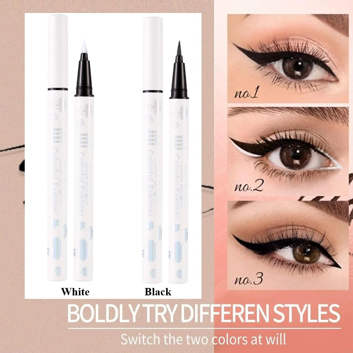 Набор KARLOR Eyeliner 2 Жидкая водостойкая, фото №5