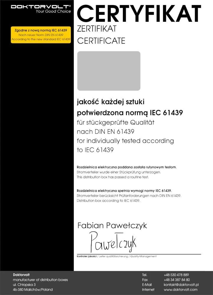 Распределительная коробка Doktorvolt TD-S 2x16A 4x230V Белый, фото №5