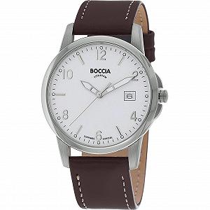 Часы Boccia Sport 604-01 с кожаным ремешком - Фото 1