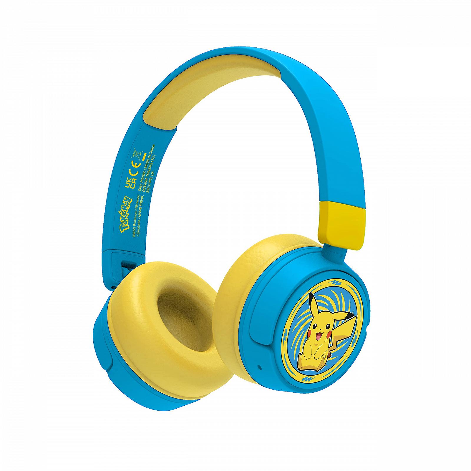 Наушники OTL Technologies Kids Pokemon Pikachu Bluetooth Складные Беспроводные, фото №1