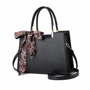 Сумка З ручками NICOLE & DORIS Shopper, Cередня, зі штучної шкіри, чорна, L, Елегантна - Фото 1