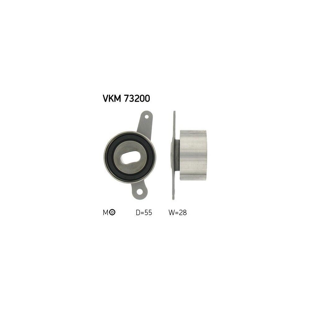 Ролик натяжителя ремня ГРМ SKF VKM 73200 для HONDA, фото №1 Ролик натяжителя ремня ГРМ SKF VKM 73200 для HONDA, фото №1