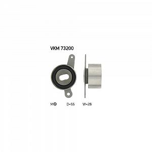 Ролик натяжителя ремня ГРМ SKF VKM 73200 для HONDA - Фото 1