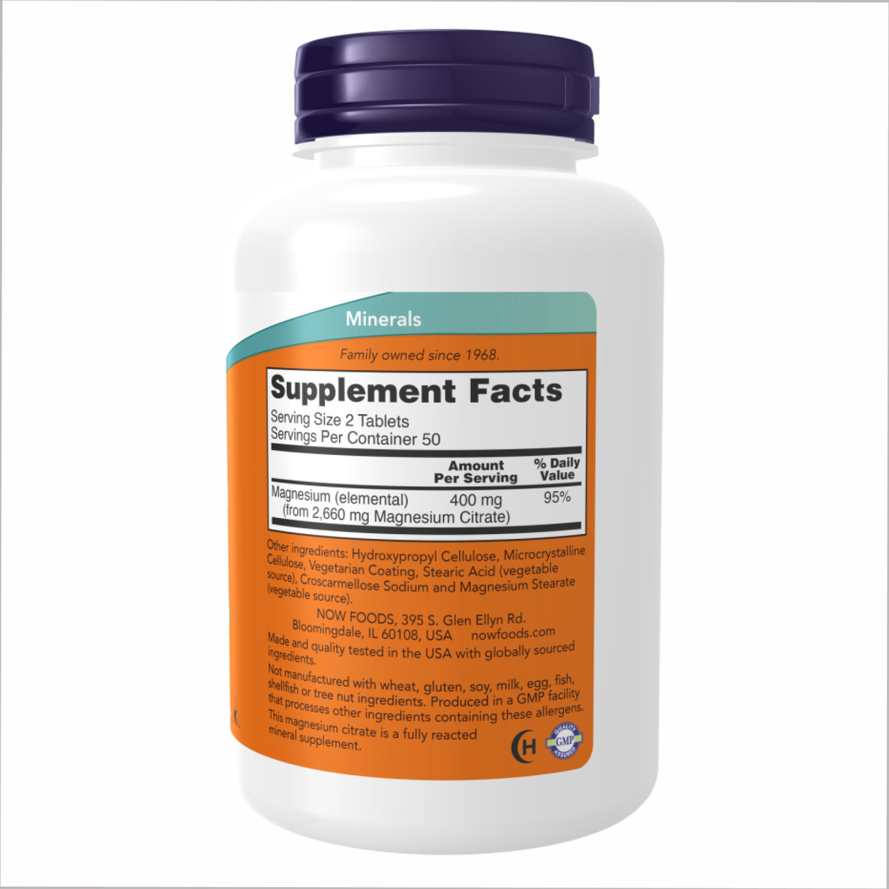 Magnesium Citrate 200mg 250 tabs, фото №2